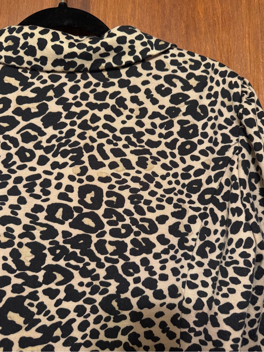 Bongo Animal Cheetah Print Blazer Size Large - Picture 6 of 7